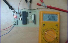 Square Wave Generation using Atmega16 AVR Microcontroller Timers Prototype