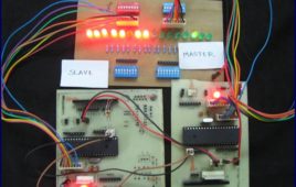 TWI Interfacing between two ATmega32 controllers Prototype