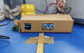 How to design a distance meter using ESP32
