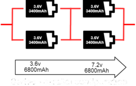 Battery configurations (series and parallel) and their protections